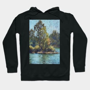 Hastings River, Rocks Ferry  - paint out Hoodie